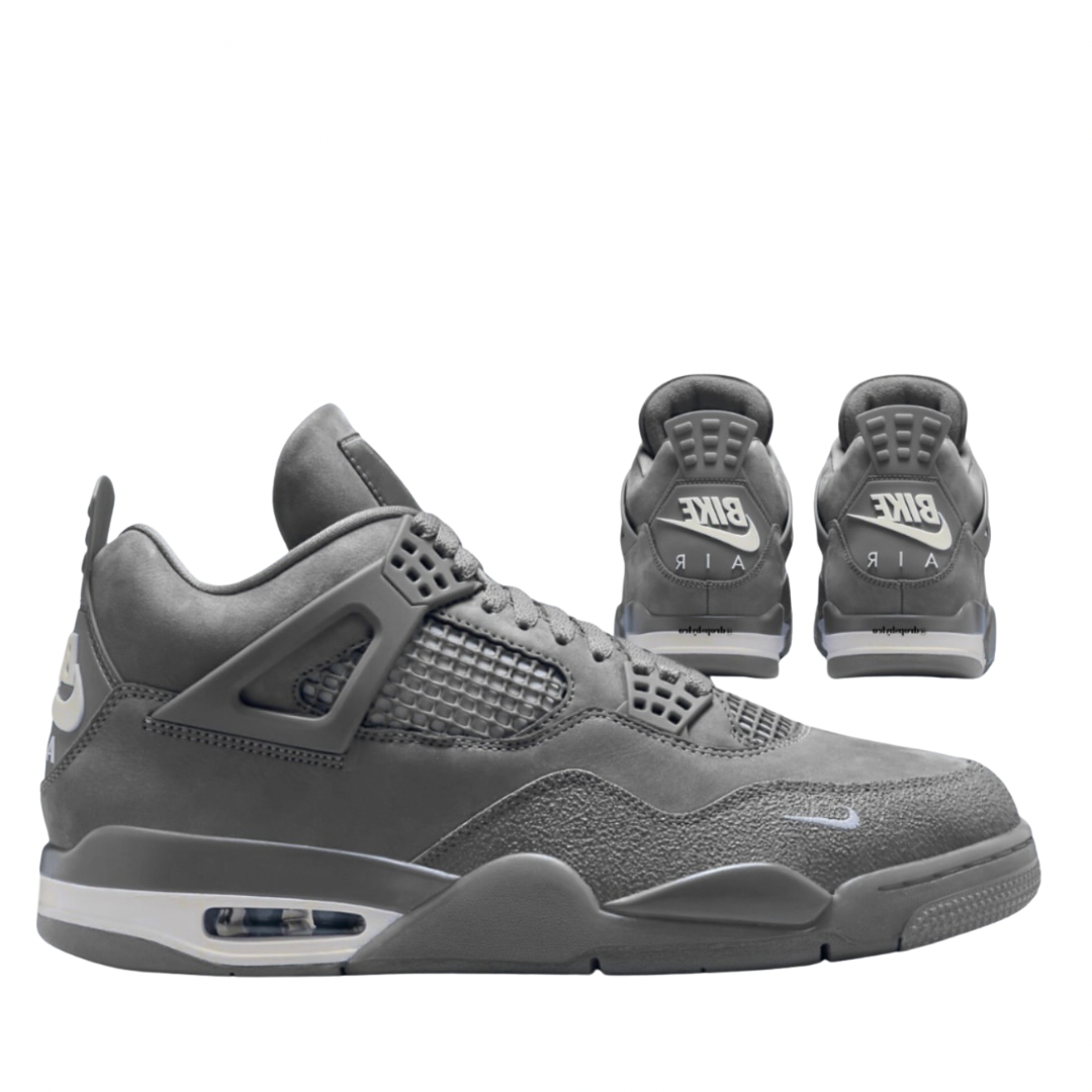 Retro 4 Wolf Grey