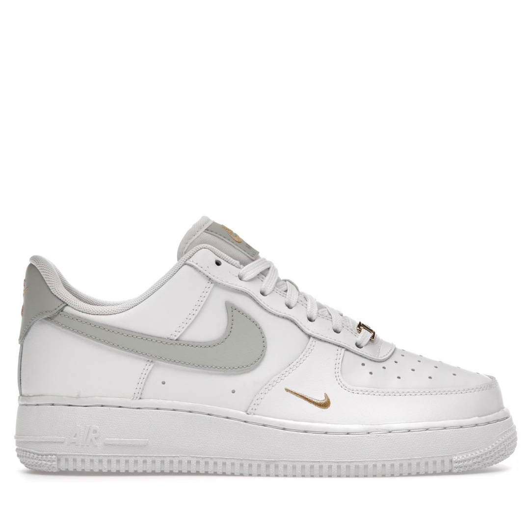 AF1 White Grey Gold