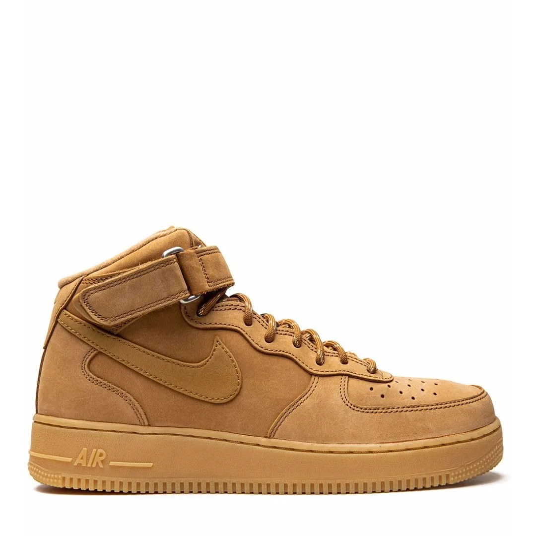 AF1 Mid Flax Camel