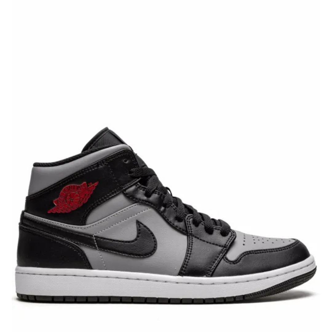 Retro 1 Grey Black Red
