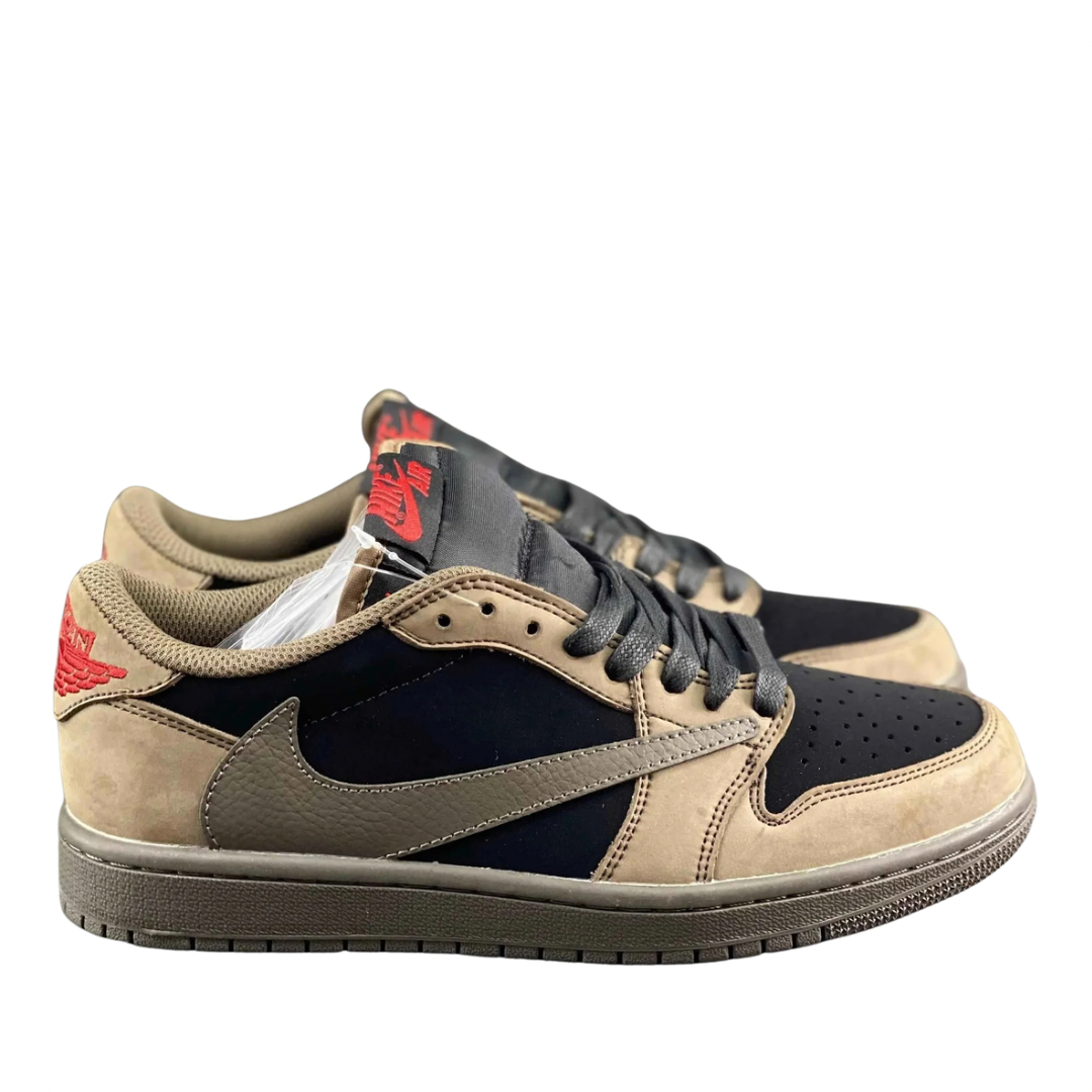 Retro 1 Low Travis Brown Black