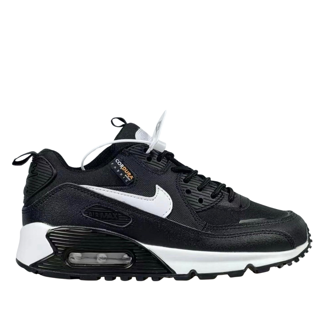 AirMax 90 Black White Cordura