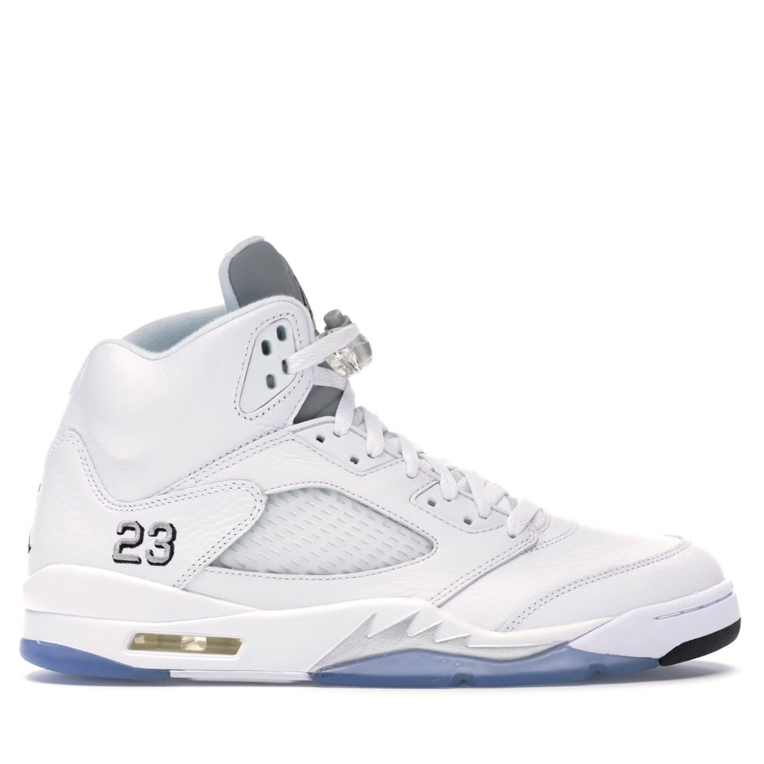 Retro 5 Metallic Silver
