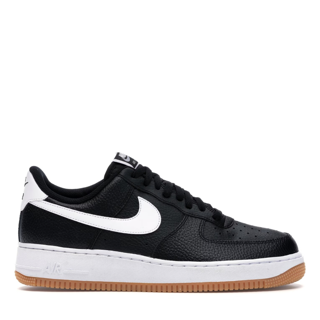 AF1 Black and White Gum