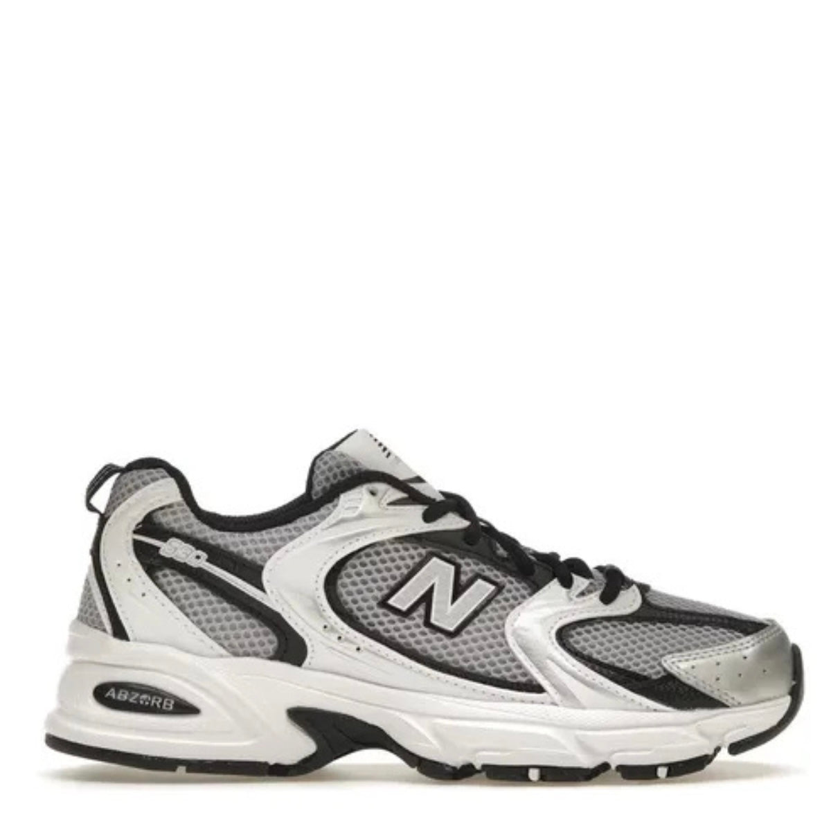 NB530 White Black Metallic