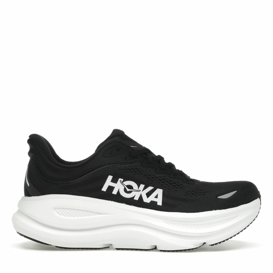 H O K A Bondi 9 Black and White
