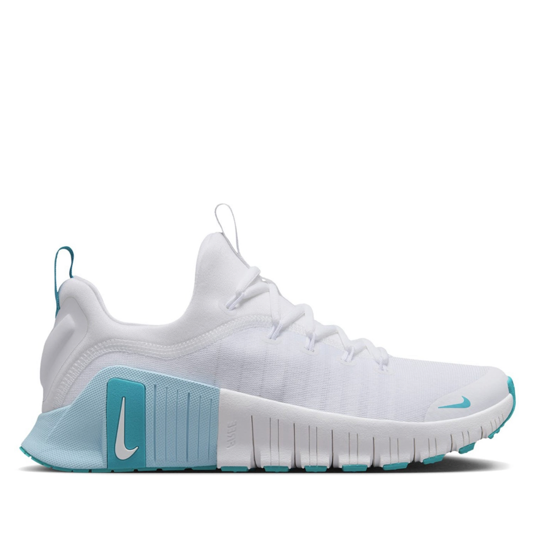 Free Metcon 6 White and Aqua