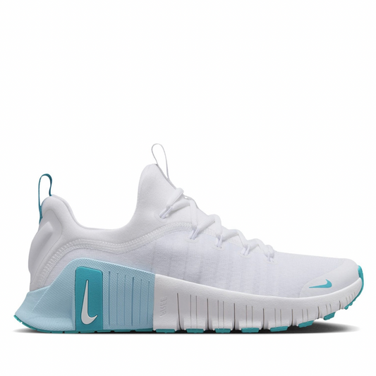 Free Metcon 6 White and Aqua