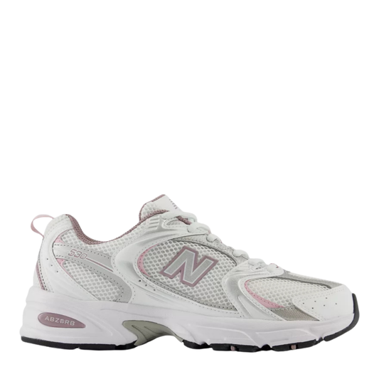 NB530 White Silver Pink