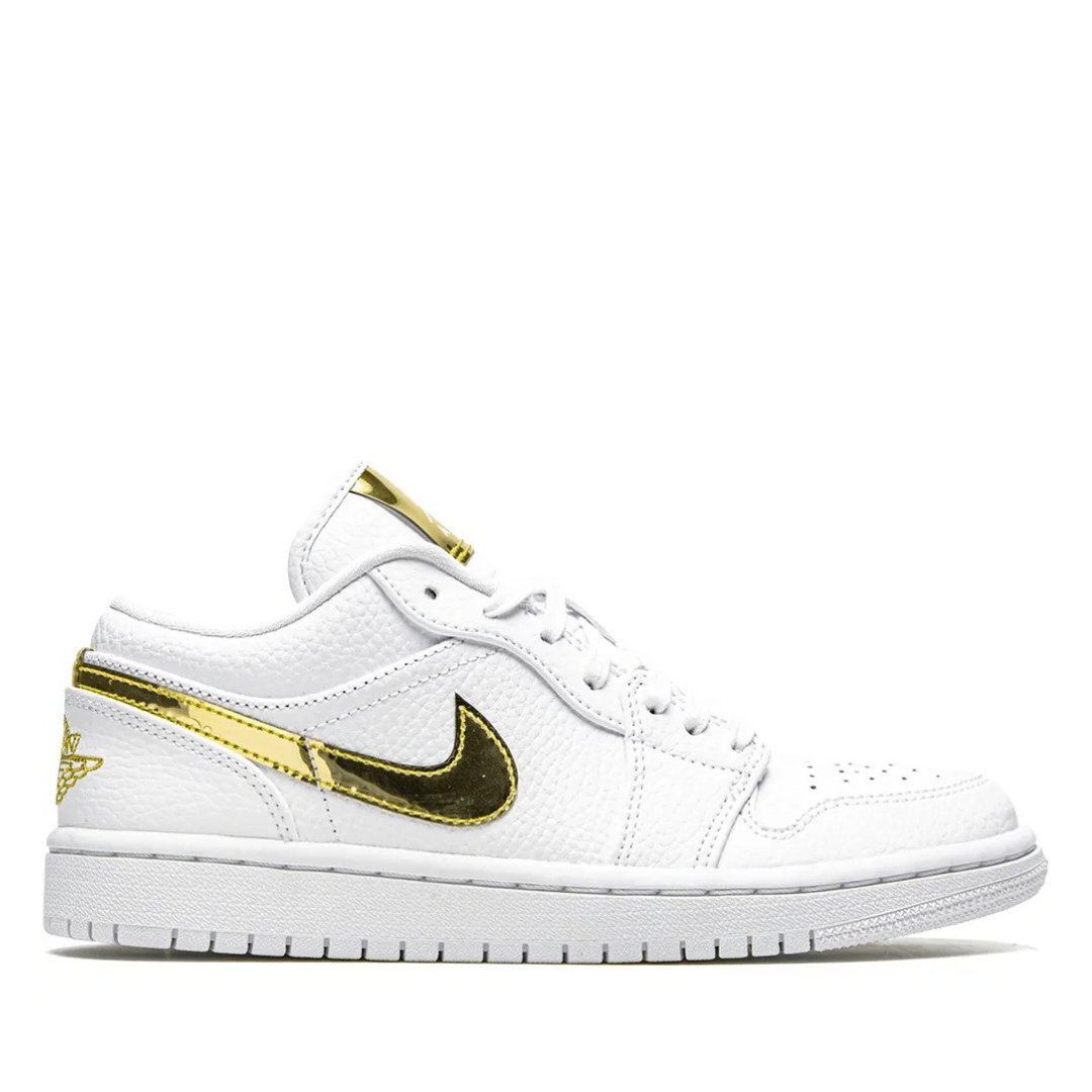 Retro 1 White Metallic
