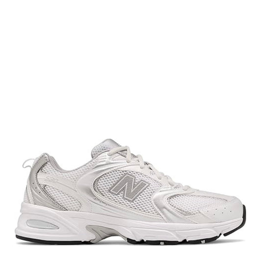 NB530 White and Grey Metallic